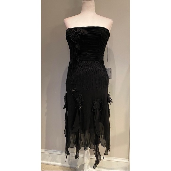 Jovani Strapless Black Cocktail Dress - Picture 6 of 11